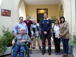 Visita de los representantes del PSOE a nuestra sede