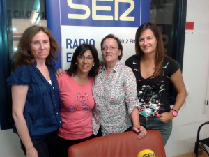 Trabajadoras del Centro Especial de Empleo en Radio Elda Cadena Ser