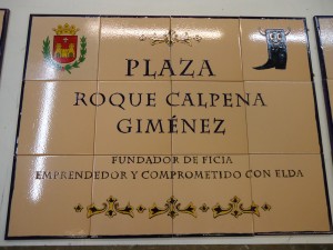 Entrega de Placas a la familia de Roque Calpena