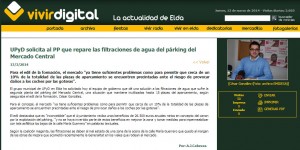 vivirdigital.com 13 de marzo de 2014 UPyD solicita al PP que repare las filtraciones de agua del párking del Mercado Central